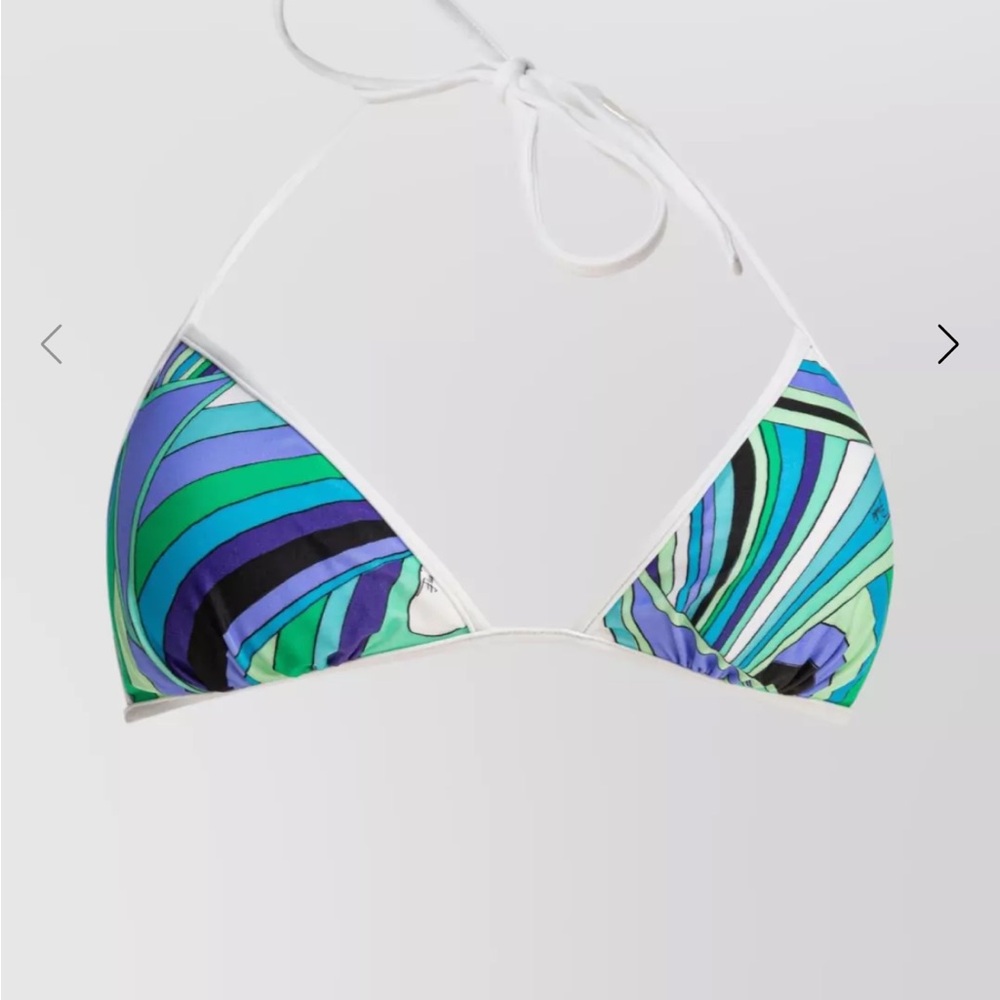 Pucci Halter Bikini Top